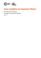 Thumbnail - Your insights on Garema Place : Garema Place public realm upgrade, key engagement insights and design feedback.