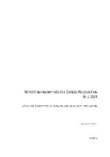 Thumbnail - Report on inquiry into the Carers Recognition Bill 2021
