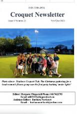 Thumbnail - Croquet newsletter.