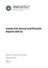 Thumbnail - Inquiry into annual and financial reports 2021-2022.