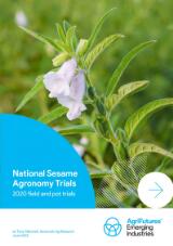 Thumbnail - National sesame agronomy trials : 2020 field and pot trials