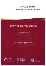 Thumbnail - Report to Parliament 14-23 September 2023 : [by ] The Honourable Cameron Dick MP, Treasurer and Minister for Trade and Investment.