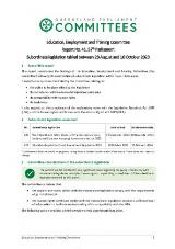 Thumbnail - Education, Employment and Training Committee. Report No. 41, 57th Parliament : Subordinate legislation tabled between 23 August and 10 October 2023