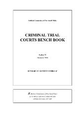 Thumbnail - Criminal trial courts bench book.