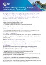 Thumbnail - Home swimming pool safety reforms: obligations for pools built on or after 1 May 2023.