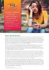 Thumbnail - Parents' welfare receipt and their children's employment and education outcomes