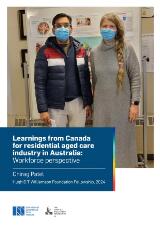 Thumbnail - Learnings from Canada for residential aged care industry in Australia : Workforce perspective