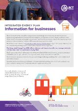 Thumbnail - Integrated energy plan : information for businesses.
