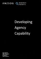 Thumbnail - Developing agency capability : A new agency capability review framework.