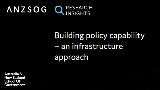 Thumbnail - Building policy capability : Insights from a 'curated conversation' between Education departments from three jurisdictions.