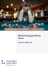 Thumbnail - Auditor-General Report 9 2023-24 Minimising gambling harm
