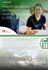 Thumbnail - Survey results - Patients' experiences of emergency care in small rural hospitals in 2023