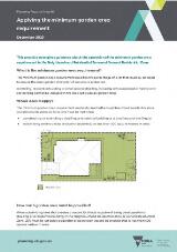 Thumbnail - Applying the minimum garden area requirement.