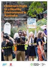 Thumbnail - Children's right to a healthy environment in Australia : executive summary.