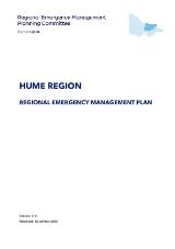 Thumbnail - Hume region : regional emergency management plan
