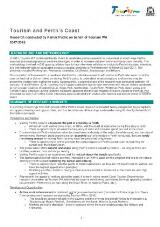 Thumbnail - Tourism and Perth's Coast : Research conducted by Kantar Public on Behalf of Tourism WA 2017/2018.