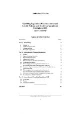 Thumbnail - Gambling Regulation (Pre-commitment and Loyalty Scheme) and Gambling Amendment Regulations 2023