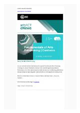Thumbnail - artsACT eNews