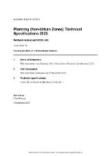 Thumbnail - Planning (non-urban zones) technical specifications 2023.