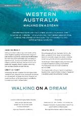 Thumbnail - Western Australia : Walking on a Dream : Industry Toolkit.