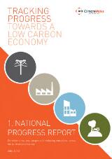 Thumbnail - Tracking progress towards a low carbon economy. 1, National progress report : Overview of national progress in reducing emissions across the Australian economy