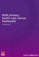 Thumbnail - NSW primary health care cancer framework