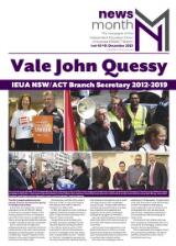 Thumbnail - Newsmonth : the newspaper of the Independent Education Union of Australia NSW/ACT Branch.
