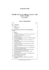 Thumbnail - Education and Training Reform Amendment (Land Powers) Act 2023.