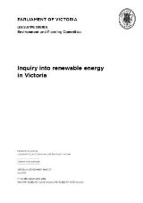 Thumbnail - Inquiry into renewable energy in Victoria.