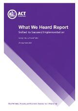 Thumbnail - What we heard report : Skilled to Succeed implementation : caring industry round table.