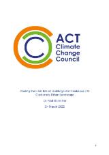 Thumbnail - Cooling the heat island : building heat resilience into Canberra's urban landscape