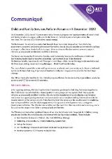 Thumbnail - Communiqué : Child and Family Services Reform Forum on 6 December 2022.