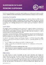 Thumbnail - Suspension data and reducing suspension.