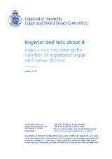 Thumbnail - Inquiry into increasing the number of registered organ and tissue donors