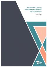 Thumbnail - Victorian Government response to the Yoorrook for justice report.