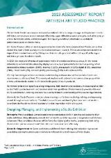 Thumbnail - The Arts assessment reports and exam papers