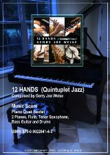 Thumbnail - 12 hands (quintuplet jazz) : piano duet sextet
