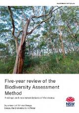 Thumbnail - Five-year review of the Biodiversity Assessment Method : findings and recommendations of the review