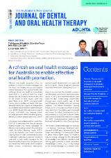 Thumbnail - Australian & New Zealand Journal of Dental and Oral Health Therapy.