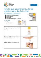 Thumbnail - How to give an emergency steroid injection using the Act-o-Vial.