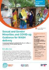 Thumbnail - Sexual and Gender Minorities and COVID-19: Guidance for WASH delivery.