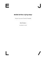 Thumbnail - Ballad of the crying satyr : for baritone voice and chamber ensemble