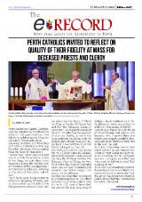 Thumbnail - E-record : your news from across the Archdiocese of Perth.