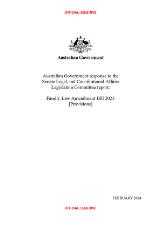 Thumbnail - Government response to the Family Law Amendment Bill 2023 [Provisions]