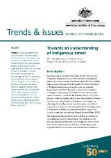 Thumbnail - Towards an understanding of Indigenous arrest