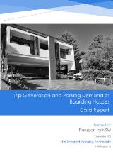 Thumbnail - Trip generation and parking demand of boarding houses : analysis report