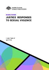 Thumbnail - Justice responses to sexual violence : issues paper