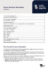 Thumbnail - Social Services Standards : overview.