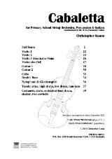 Thumbnail - Cabaletta for Primary School String Orchestra, Percussion & Guitars.