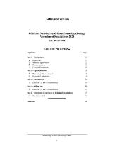 Thumbnail - Offshore Petroleum and Greenhouse Gas Storage Amendment Regulations 2024.